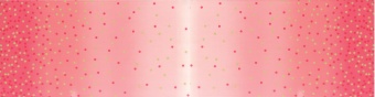 Ombre Confetti Popsicle Pink Metallic Basicstoff by Vanessa Christenson - Best of Moda Patchworkstoffe - Pinker Farbverlaufsstoff 
