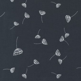 Black Dandelions Pusteblumen - Zen Chic by Brigitte Heitland - Moda Fabrics Patchworkstoffe Filigree 