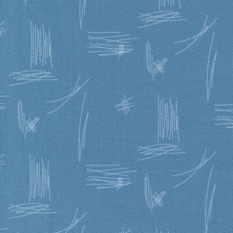 Light Blue Bluish Stitches - Zen Chic by Brigitte Heitland - Moda Fabrics Patchworkstoffe 