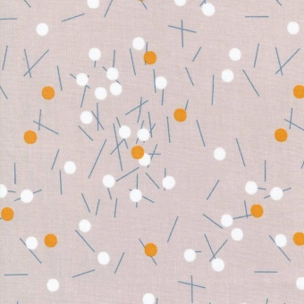 Grey Bluish Dots & Swizzle Stick - Zen Chic by Brigitte Heitland - Moda Fabrics Patchworkstoffe 