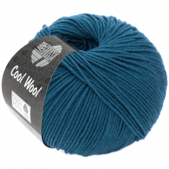 Cool Wool - VIELE FARBEN! Merinostrickgarn - LANA GROSSA Merino Extrafine Superwash 2049 Blaupetrol