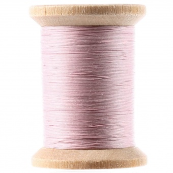 Yli Quilting Light Pink / Rosa  - Gewachstes Handquiltgarn auf der Holzspule - 500 yards / 455m - Cotton Hand Quilting Thread 3-Ply Extra Long Staple Egyptian Cotton 