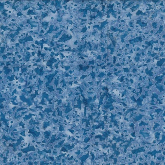 Türkis-Blauer Batikstoff Turquoise Blue Lakeside Water - Wilmington Balibatiks Patchworkstoffe 