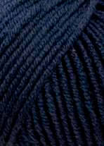 Merino 120 Strickgarn - VIELE FARBEN! Merinostrickgarn - Lang Yarns Häkelgarn Merino Fine Superwash Nachtblau # 0025