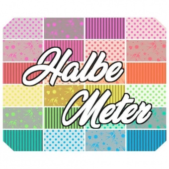 50 cm Stoffpaket / Halbe Meter Bundle - Neon True Colors- Tula Pink Designerstoffe - FreeSpirit Patchworkstoffe  