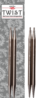 8cm ChiaoGoo Twist SS Lace Tips Shorties - Auswechselbare Nadelspitzen 3 inches Länge 