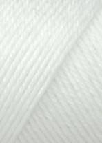 Jawoll Uni Sockenstrickgarn - 50g Knäuel - Sockenwolle von Lang Yarns # 0001 Weiß