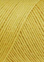 Jawoll Uni Sockenstrickgarn - 50g Knäuel - Sockenwolle von Lang Yarns # 0250 Goldgelb