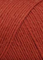Jawoll Uni Sockenstrickgarn - 50g Knäuel - Sockenwolle von Lang Yarns # 0275 Braunorange