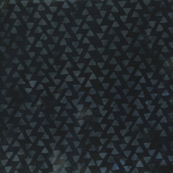 Schwarzer geometrischer Batikstoff - Pura Vida Night Sky Villa Vibes by Shayla Wolf - Anthology Fabrics Patchworkstoff 