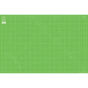 Große Schneidematte - Frühlingsgrüne Baby Snap - 60 x 90 cm Metrische Rollschneidematte - zweiseitig 
