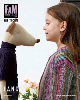 FAM Elle Tricote - Fatto A Mano 254 Strickmagazin - Lang Yarn Strickheft für Babies & Kleinkinder 