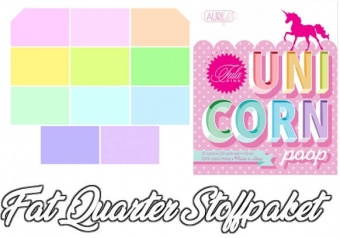 Tula Pink's "Unicorn Poop" Mythical Designer Solids Unistoffe - 11 FQs Patchworkstoffe - Fat Quarter Stoffpaket 