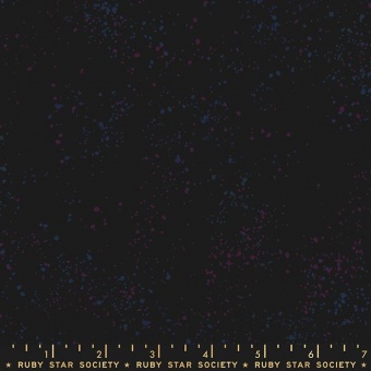 Speckled Galaxy - Schwarz-Blauer Ruby Star Society Basicstoff - Rashida Coleman Hale Designerstoff 