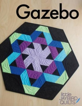 Gazebo Tischdecke - Hex'n'More Schnittmuster Booklet - Jaybird Quilts 