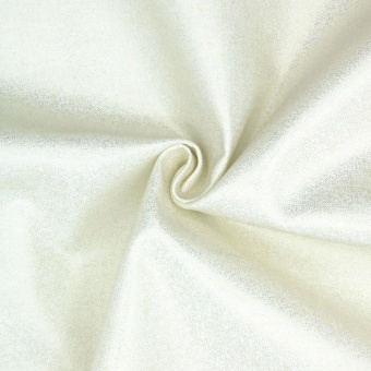 Radiance Snow KONA Sheen Glitzerstoffe - Wollweiß mit silber-gold Kona Cotton Solids Unistoffe mit Shimmer 