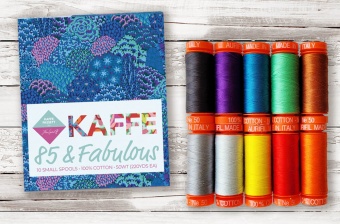 85 and Fabulous - Kaffe Fassett Designer Collection - Kleines Aurifil 50wt Garnsortiment 