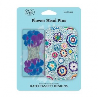 Kaffe Fassett 100 Blumenkopfstecknadeln - 85 and Fabulous Flower Head Pins 