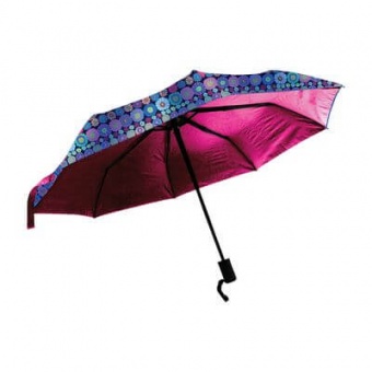 Kaffe Fassett LIMITED EDITION Kompakt-Regenschirm mit Schutzhülle - 85 and Fabulous Umbrella 