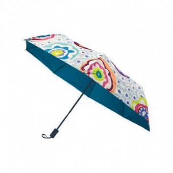Kaffe Fassett LIMITED EDITION Kompakt-Regenschirm mit Schutzhülle - 85 and Fabulous Millifiore Umbrella 