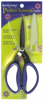 Mikroverzahnte Präzisionsstoffschere - Perfect Scissors Karen Kay Buckley 7 1/2 inch Large Purple  