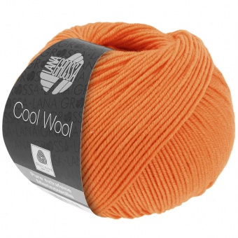 Cool Wool - VIELE FARBEN! Merinostrickgarn - LANA GROSSA Merino Extrafine Superwash 2105 Orange