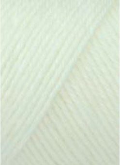 Jawoll Uni Sockenstrickgarn - 50g Knäuel - Sockenwolle von Lang Yarns # 0094 Offwhite / Wollweiß