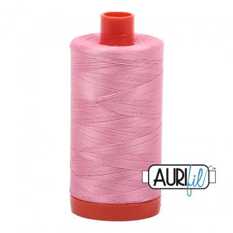 Aurifil 50wt Mako Cotton Baumwollgarn - Große Auswahl! - Baumwollquiltgarn - Baumwollstickgarn - Baumwollnähgarn - Maschinenquiltgarn 2425 – Bright Pink
