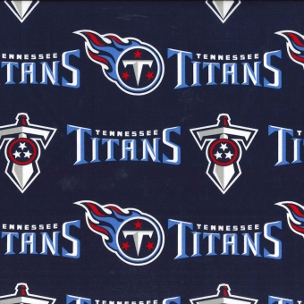 Tennessee Titans Motivstoff - Original NFL Lizenzstoff - American Football Meterware 