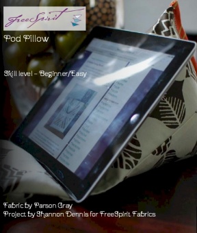 Anleitung - Pod Pillow Tablet Stütze - Parson Gray by David Butler - GRATIS DOWNLOAD  