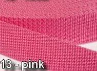 Diverse Farben Gurtband / Gurtbänder Polypropylen - 4cm / 40mm /  1 1/2 inches Pink