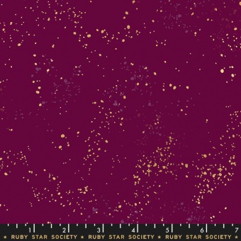 Speckled Purple Velvet -  Violett-Pinker Ruby Star Society Basicstoff - Rashida Coleman Hale Designerstoff mit Metallic Akzenten 