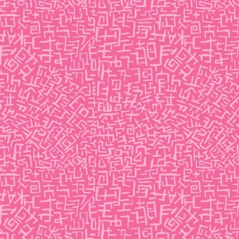 Pink Amaze Patchworkstoff - Kaffe Fassett Collective Schwarz-Weißer Baumwollstoff - Brandon Mably Designerstoff 