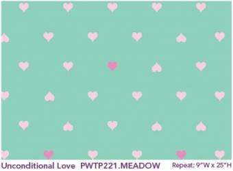 Meadow Unconditional Love Herzchenstoff - Besties Tula Pink Designerstoff -  FreeSpirit Patchworkstoffe 