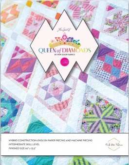 Tula Pink Queen of Diamonds Pinkdoor Fabrics - EPP Paper Pieces Pattern Booklet 