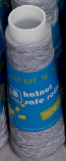 Hatnut Safe Reflect - 100m buntes Refleksgarn - Reflektierender Beilauffaden / Refleksfaden  Silbergrau #90