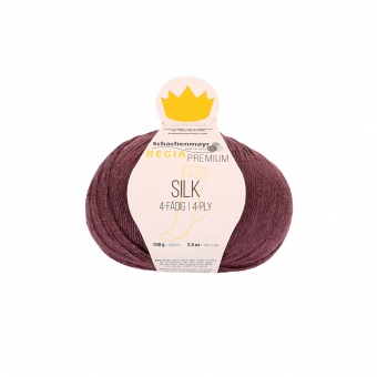 Silk Seiden-Strickgarn - Deluxe Sockenstrickgarn - Regia Premium - Schachenmayr Strumpfgarn Feige # 0045