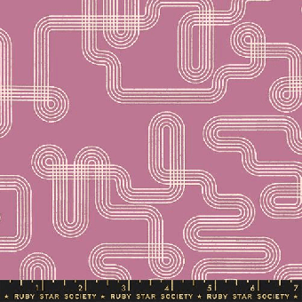 Lupine Labyrinth - Rashida Coleman Hale  "Linear" - Ruby Star Society Designerstoff 