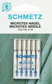 EINZELGRÖßEN! Microtexnadeln - Schmetz Microtex Nähmaschinennadeln No. 60 / 70 / 80 / 90 - 130/705 H-M 