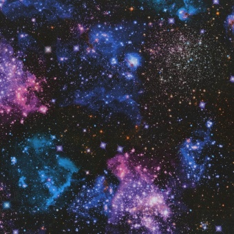 DIGITALDRUCK! Stargazers Nightfall Galaxy - Universum Weltall Astronautenstoff 