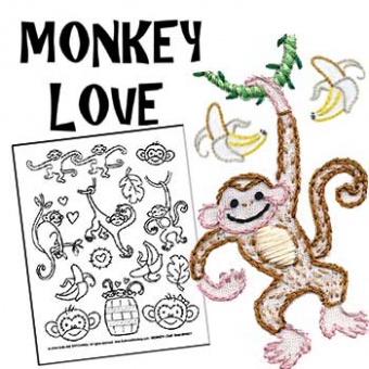 Monkey Love - Sublime Stitching  