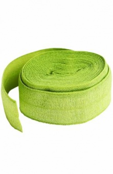 Bunte Einfassbänder by Annie's - Fold Over Elastic - Einfassband SB-Packung 3/4" x 2 yards Apple Green / Apfelgrün