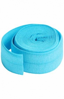 Bunte Einfassbänder by Annie's - Fold Over Elastic - Einfassband SB-Packung 3/4" x 2 yards Parrot Blue / Hellblau