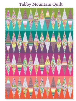 Tabby Mountain Quilt Kit - Tabby Road Deja Vu by Tula Pink - Materialpackung / Stoffpaket- VORBESTELLUNG! Lieferung Ihrer gesamten Bestellung ca. Ende Juli / August 2024! 