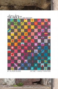 Trinket 2nd Edition - Alison Glass Schnittmuster Booklet  Blocksammlung Patchworkanleitung 