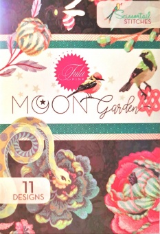 Tula Pink Moon Garden Stickdateien - 11 Designs - Scissortail Stitches USB Stick - OESD Embroidery Collection 