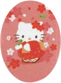 Hello Kitty Patch Flicken Bügelapplikationen - Original Sanrio  