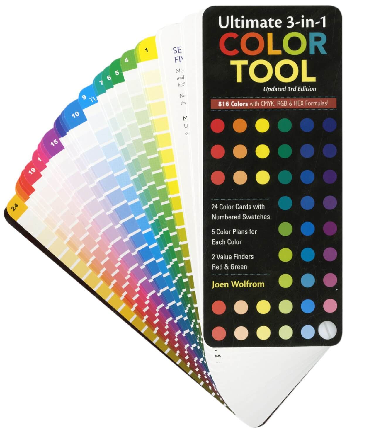 3 In 1 Color Tool - Farbfächer mit Farbrad